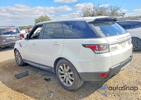 2016 Land Rover Range Rover Sport Hse from USA, damaged, VIN SALWR2KF6GA642944
